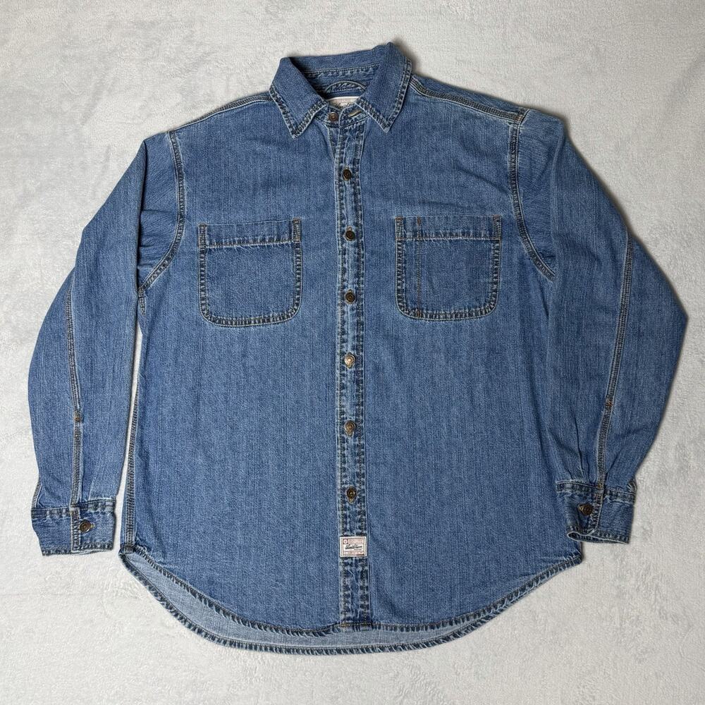Vintage Farmcore Men’s Levi's Denim Shirt - Size Medium - Workwear/Y2K